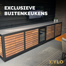 Duurzame Buitenkeuken Met RVS Frame